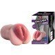 MASTURBADOR VAGINA - SHY LADY Masturbador Masculino Cyberskin em formato de lanterna com Vagina com textura na sua parte interna para maior estimulação durante o uso, Resistente à água. MASTURBADOR VAGINA - SHY LADY
