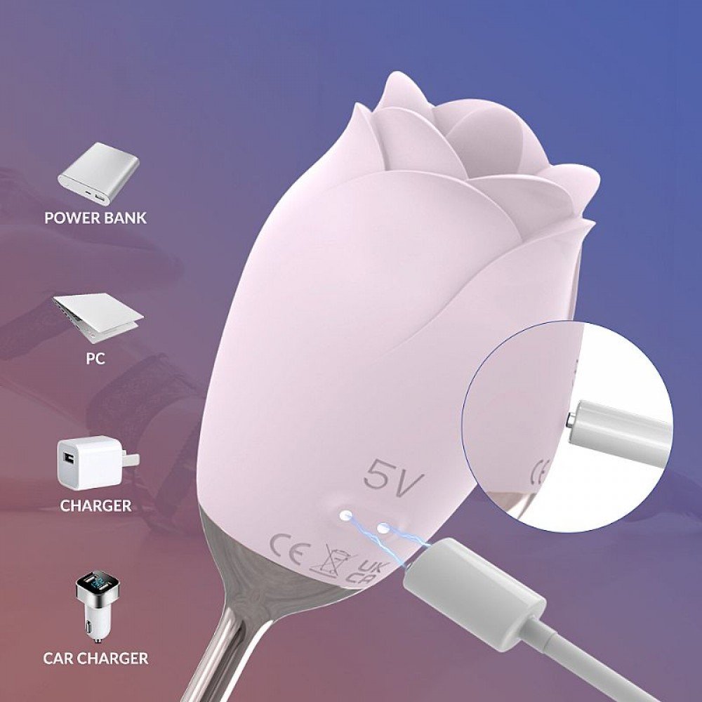 ROSA ESTIMULADORA DE CLITÓRIS - SUCCUBUS Rosa Succubus - 9 modos de vibrações e 9 modos de estimulação da língua. ROSA ESTIMULADORA DE CLITÓRIS - SUCCUBUS