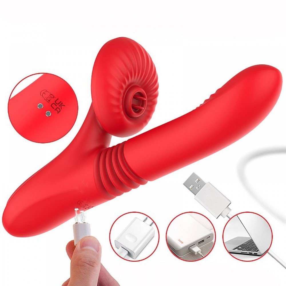 VIBRADOR DE PONTO G E CLITÓRIS COM VAI E VEM MODELO 8771 Vibrador de ponto G e clitóris - 7 Modos de vibração. VIBRADOR DE PONTO G E CLITÓRIS COM VAI E VEM MODELO 8771