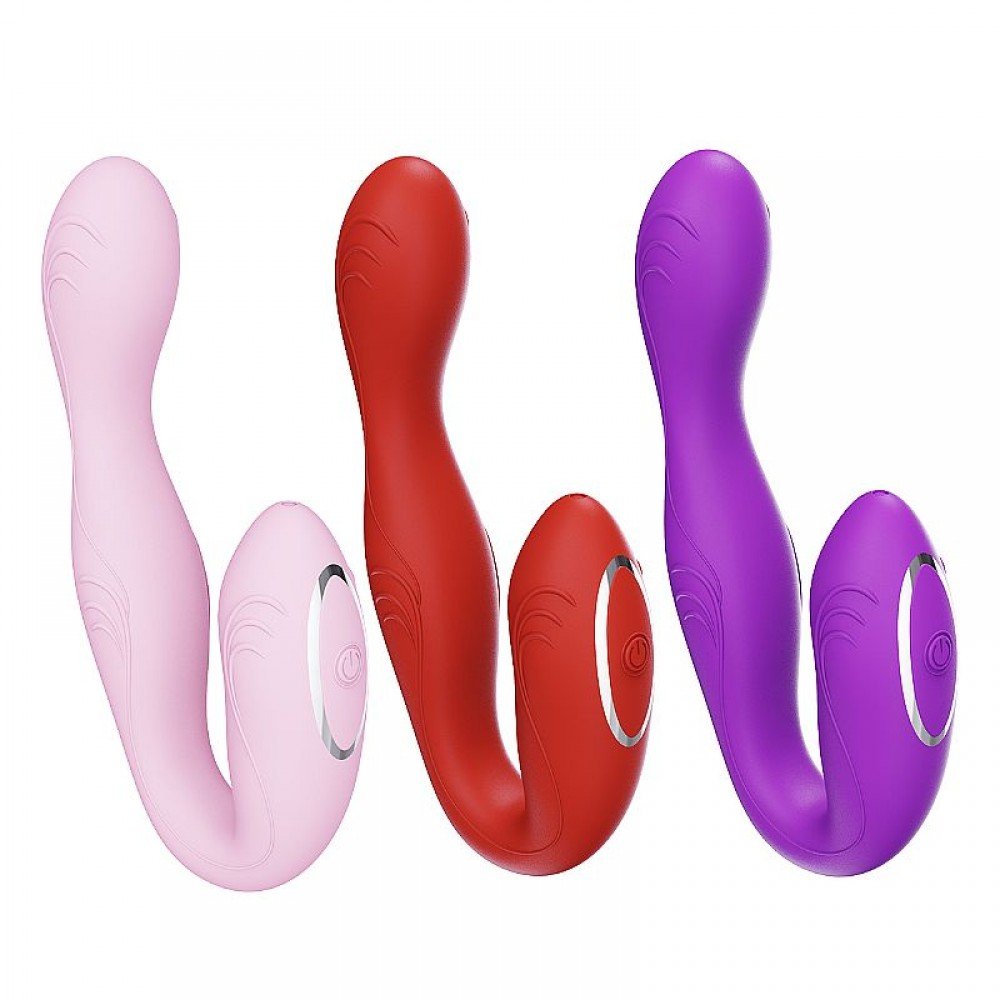 VIBRADOR DE PONTO G E CLITÓRIS VIA APP | MODELO: 8345
