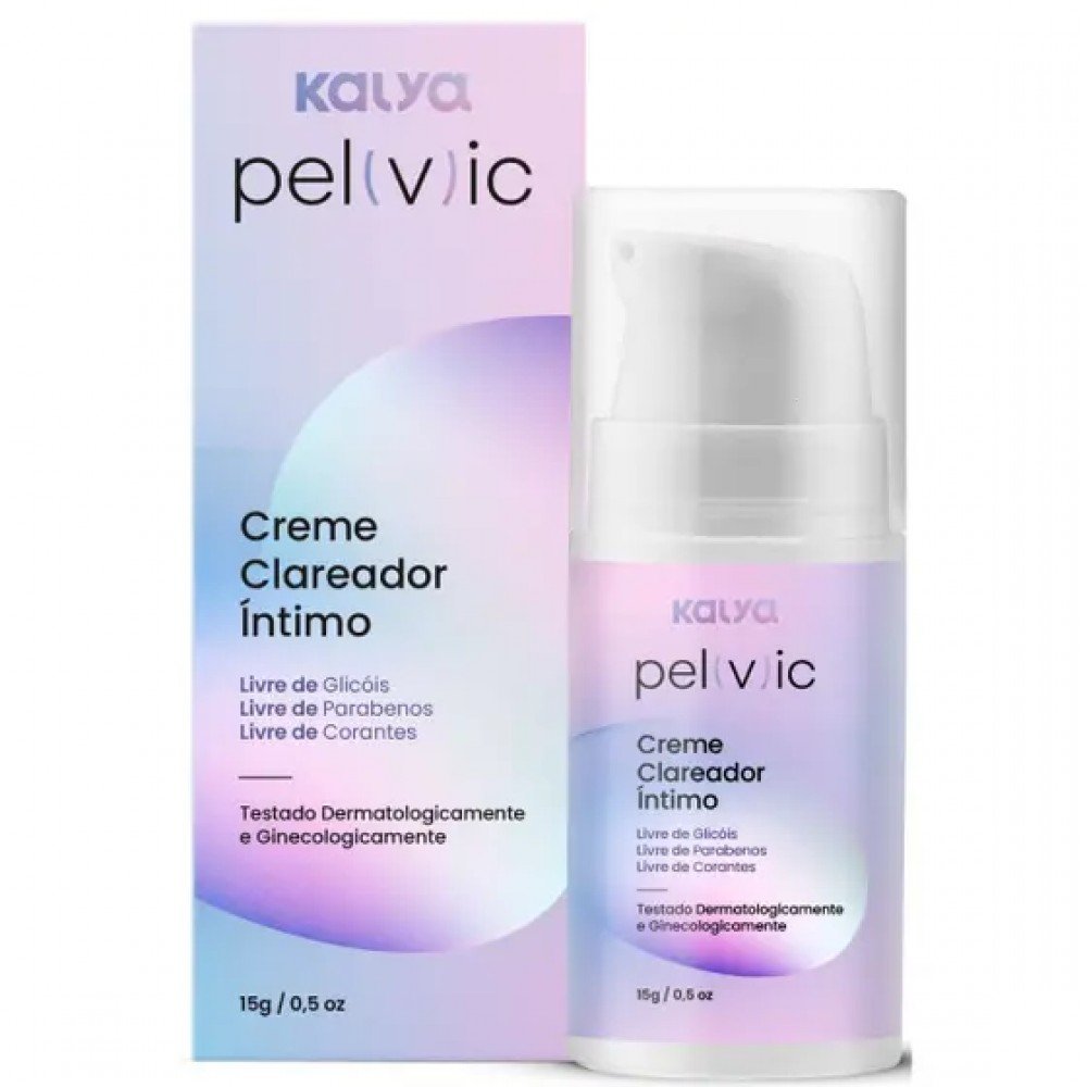 PELVIC CREME CLAREADOR ÍNTIMO | KALYA - 15G Creme Clareador Íntimo PELVIC - Virilha, Coxas, Axila! PELVIC CREME CLAREADOR ÍNTIMO | KALYA - 15G