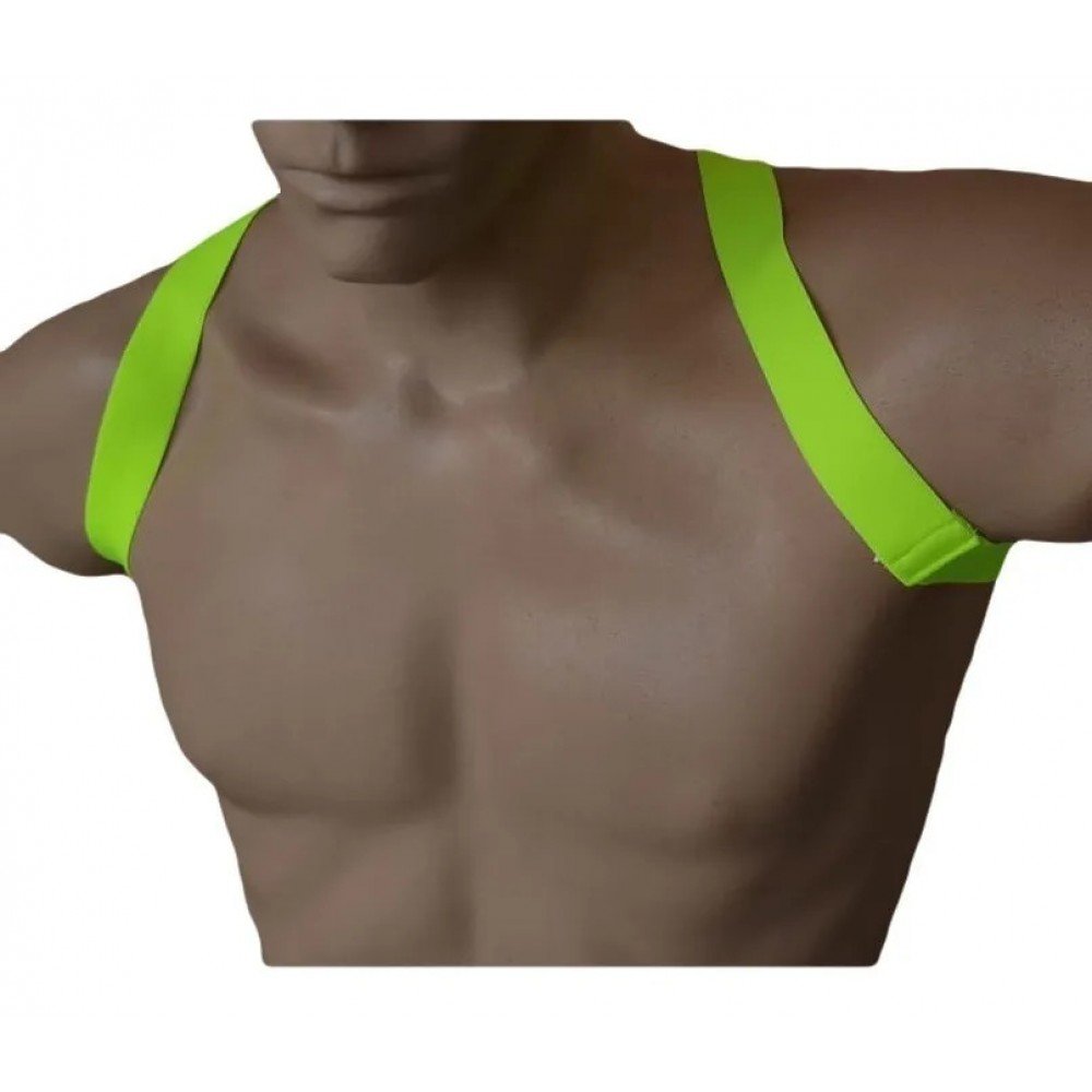 ARREIO MASCULINO COSTAS CRUZADAS SL049 Arreio Masculino Arnês Bondagem Costa Cruzado Harness Masculino Meaning BDSM Fetiche Gay Man Mod 3 (LARGURA DO ELÁSTICO - 3CM = 30MM)Harness masculino com elástico de alta resistência no modelo de costas cruzadas. ARREIO MASCULINO COSTAS CRUZADAS SL049
