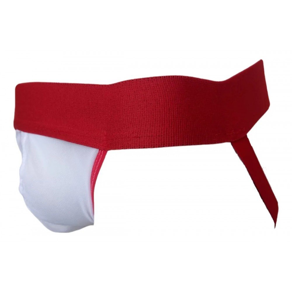 CUECA JOCKSTRAP BICOLOR SL051 Cueca Jockstrap bicolor fabricado com elásticos Vermelho e bojo preto. CUECA JOCKSTRAP BICOLOR SL051