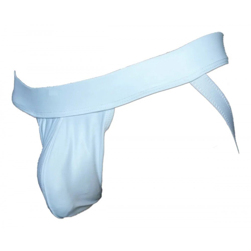 GUECA JOCKSTRAP TULE SL014 Cueca Jockstrap com Alça de Sustentação Atrás em Tecido tule Branco Respirável Cuecas SexLord UnderwearCueca Jockstrap fabricada em tule feito especialmente para homens ousados como você! GUECA JOCKSTRAP TULE SL014