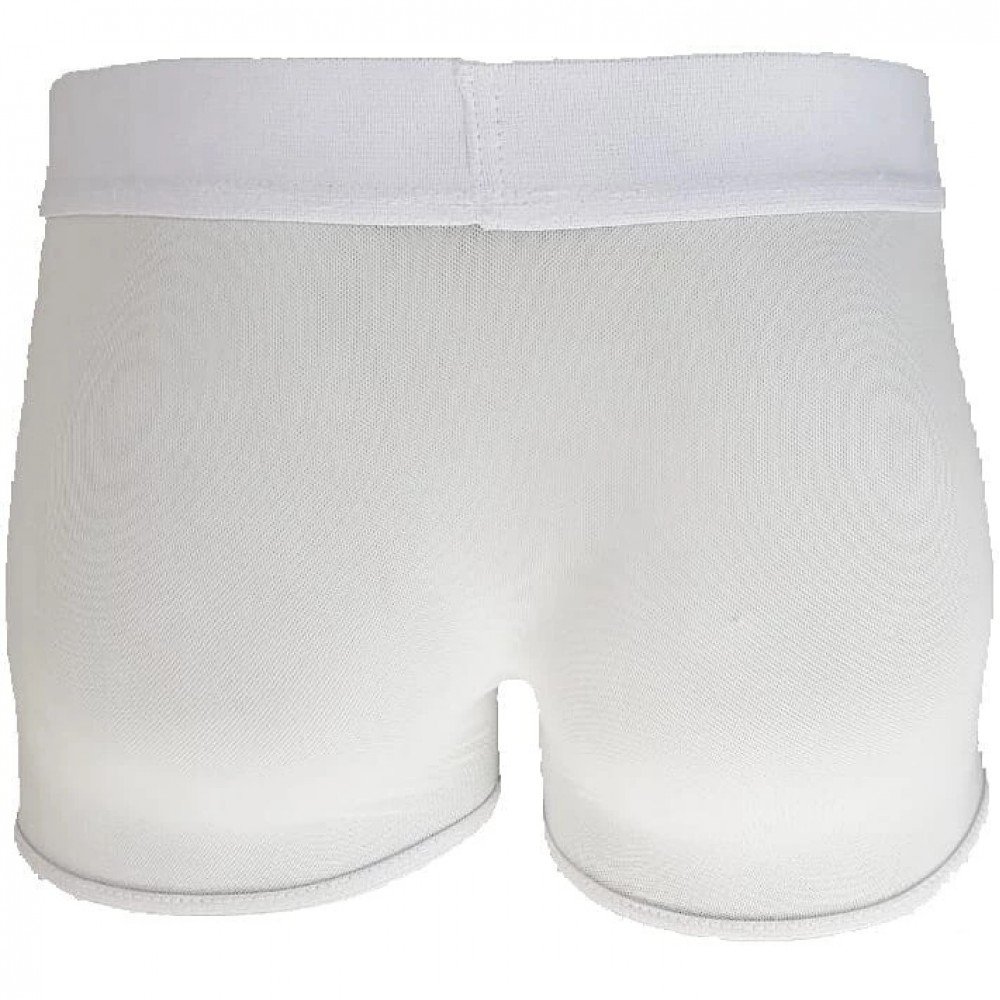 CUECA BOXER EM TULE RESPIRAVEL BRANCA Cueca Boxer em Tule Transparente Branco Cuecas SexLord UnderwearCueca boxer transparente fabricada em tule importado vazado de alta qualidade que auxilia na transpiração, proporcionando bem estar e fresco com muito ma CUECA BOXER EM TULE RESPIRAVEL BRANCA