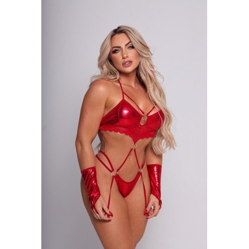 BODY GAROTA SAFADA VERMELHO