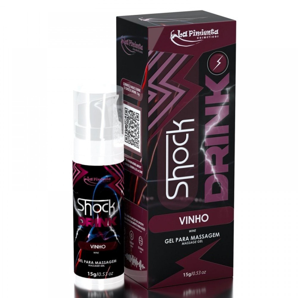 SHOCK DRINK GEL EXCITANTE COM VIBRAÇÃO 15G O VIBRADOR LÍQUIDO EXCITANTE DE ALTA POTÊNCIA SHOCK DRINK DA LA PIMIENTA é um poderoso facilitador de orgasmo, perfeito para aqueles que buscam intensificar as relações com diversas sensações. SHOCK DRINK GEL EXCITANTE COM VIBRAÇÃO 15G