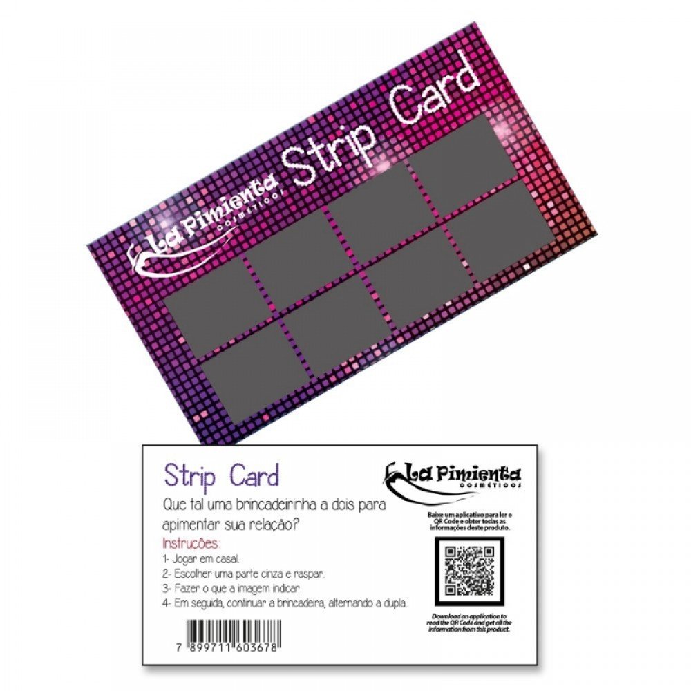 RASPADINHA EROTICA STRIP CARD Jogo de ação sensual criado para apimentar a relação do casal e aquecer as preliminares! RASPADINHA EROTICA STRIP CARD