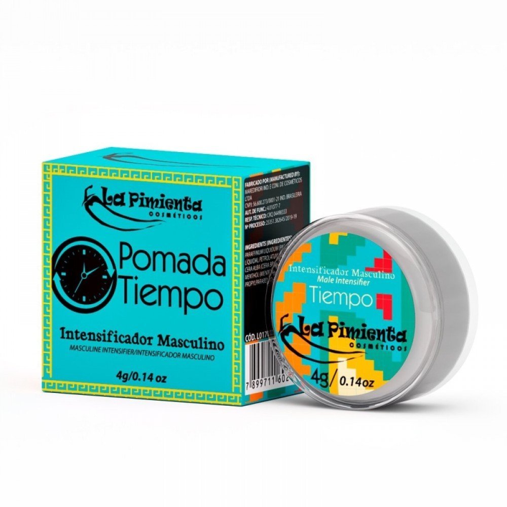 TIEMPO POMADA DESSENSIBILIZANTE ICE 4G A Pomada Tiempo é uma das melhores pomadas dessensibilizante e Ice fabricado e produzido com a mais alta qualidade La Pimienta tendo a função de anestesiar o local aplicado, com o melhor e alto poder funcional, sendo TIEMPO POMADA DESSENSIBILIZANTE ICE 4G