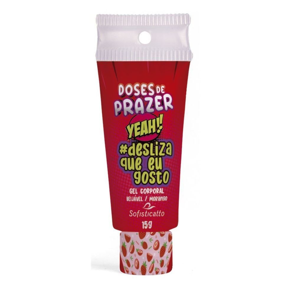 DESLIZA QUE EU GOSTO GEL BEIJAVEL DOSES DE PRAZER 15G SOFISTICATTO