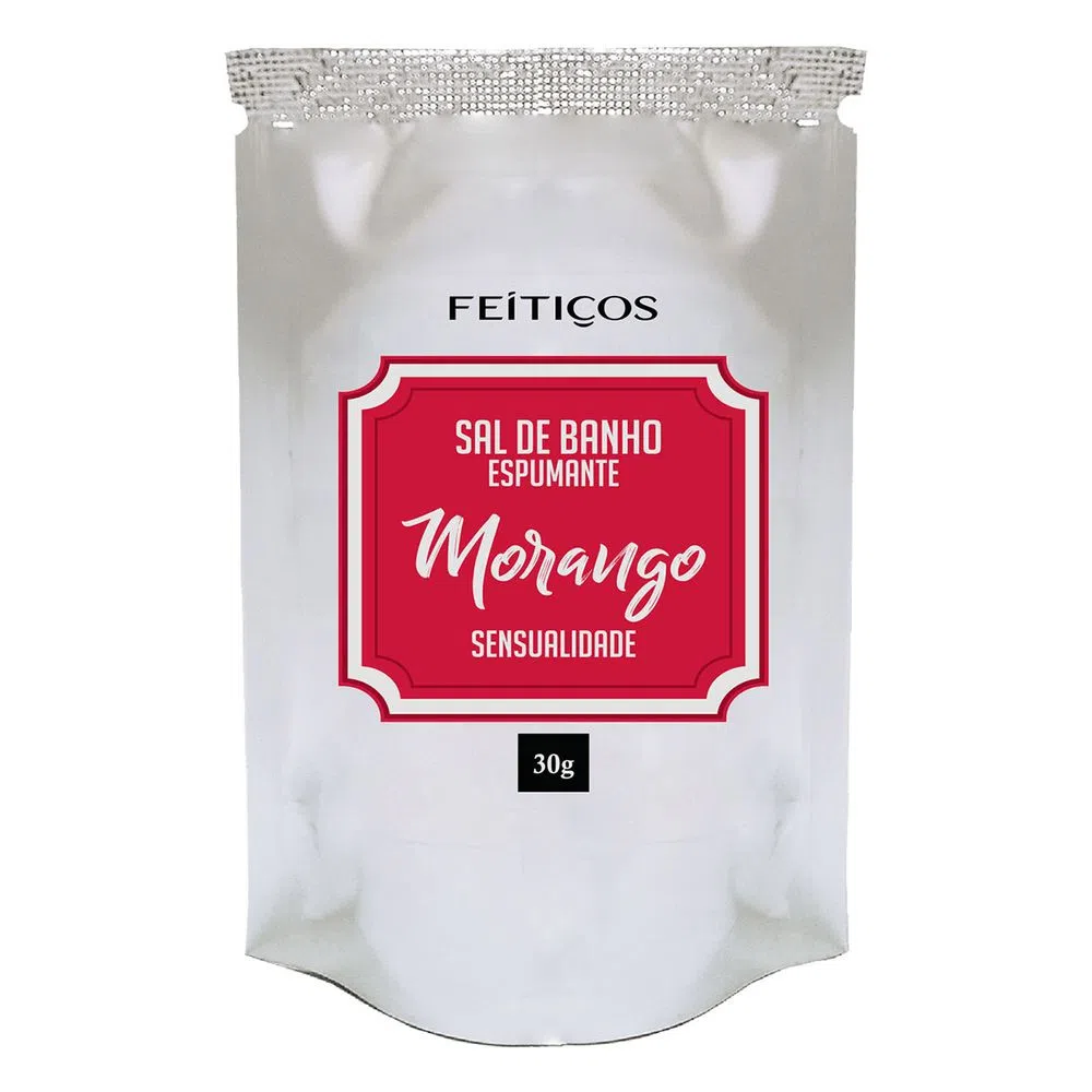 SAL DE BANHO ESPUMANTE 30GR O Sal de banho é um ótimo produto para diferenciar em seu banho, tornando-o mais gostoso e sexy, servindo tanto para banho em hidromassagens ou chuveiro com uma esponja de banho. SAL DE BANHO ESPUMANTE 30GR