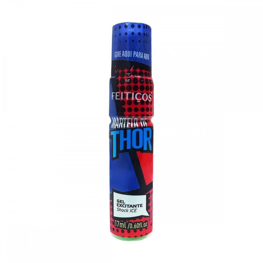 MARTELO DE THOR GEL EXCITANTE 17G Ninguém vai resistir ao poder do seu Herói! MARTELO DE THOR GEL EXCITANTE 17G
