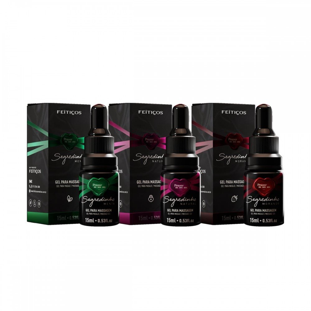 SEGREDINHOS LUBRIFICANTE 15ML Um lubrificante que veio para tornar suas noites completamente excitantes e cheias de tesão, que vão apimentar a relação e deixar o sexo mais intenso e duradouro. SEGREDINHOS LUBRIFICANTE 15ML