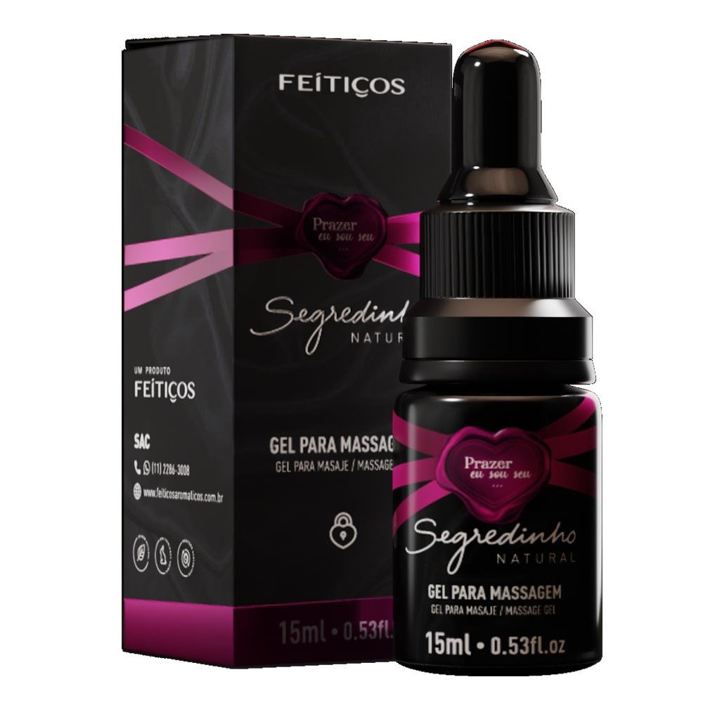 SEGREDINHOS LUBRIFICANTE 15ML Um lubrificante que veio para tornar suas noites completamente excitantes e cheias de tesão, que vão apimentar a relação e deixar o sexo mais intenso e duradouro. SEGREDINHOS LUBRIFICANTE 15ML