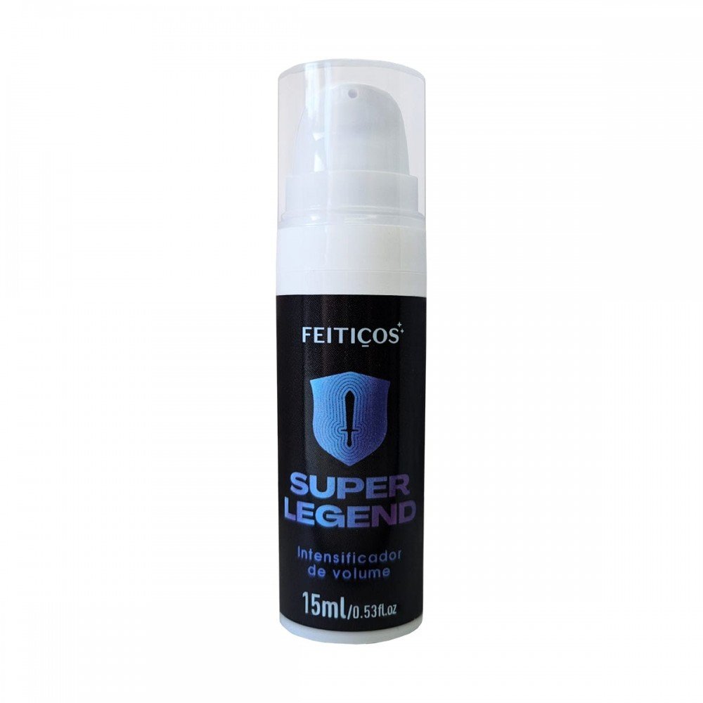 SUPER LEGEND GEL INTENSIFICADOR DE VOLUME 15ML Quando o desejo exige potência, Super Legend entra em cena! SUPER LEGEND GEL INTENSIFICADOR DE VOLUME 15ML