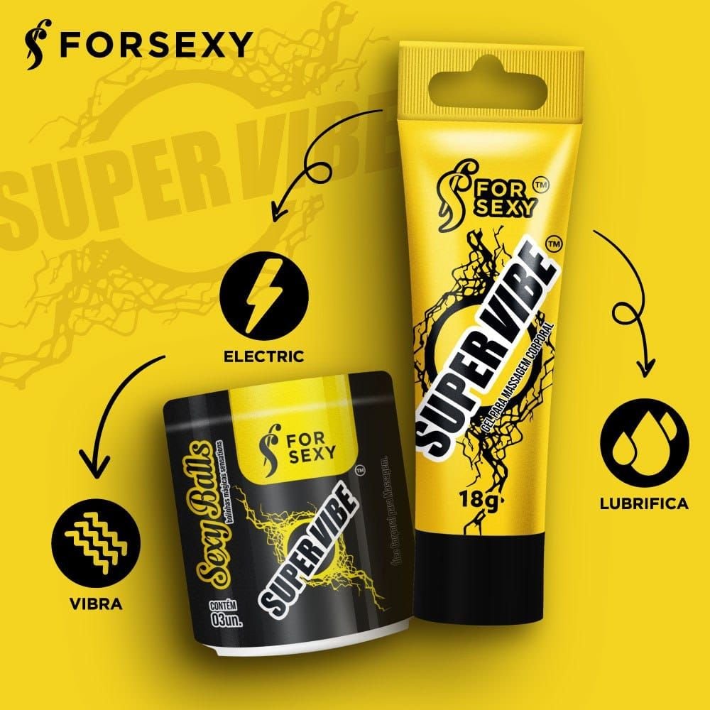 SUPERVIBE VIBRADOR LIQUIDO 18G FORSEXY O Supervibe é um potente vibrador líquido para casais que buscam intensificar a relação! SUPERVIBE VIBRADOR LIQUIDO 18G FORSEXY