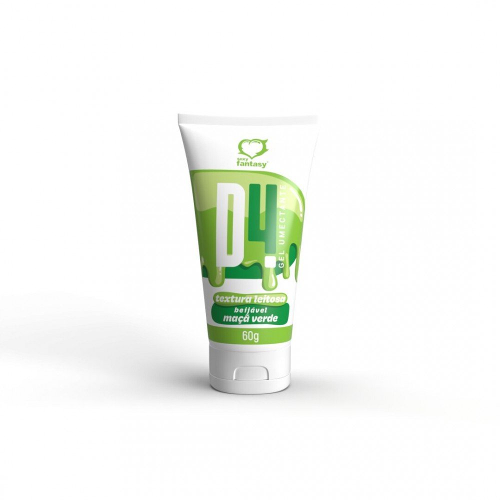 D4 GEL UMECTANTE BEIJAVEL 60GRS O D4 Gel Umectante Beijável Com Textura Leitosa é um gel deslizante com cor e textura que imita uma ejaculação real e ainda possui um sabor delicioso. D4 GEL UMECTANTE BEIJAVEL 60GRS