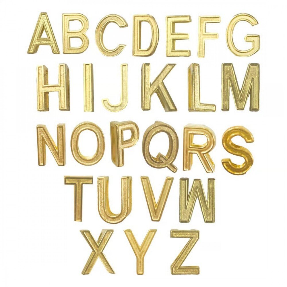 LETRAS DOURADAS PARA PERSONALIZACAO T22 O recado que jamais esquecerá…São pequenos detalhes que fazem toda a diferença, personalizar uma frase ou usar apenas uma palavra que o outro vá entender tornando tudo especial e divertido. LETRAS DOURADAS PARA PERSONALIZACAO T22
