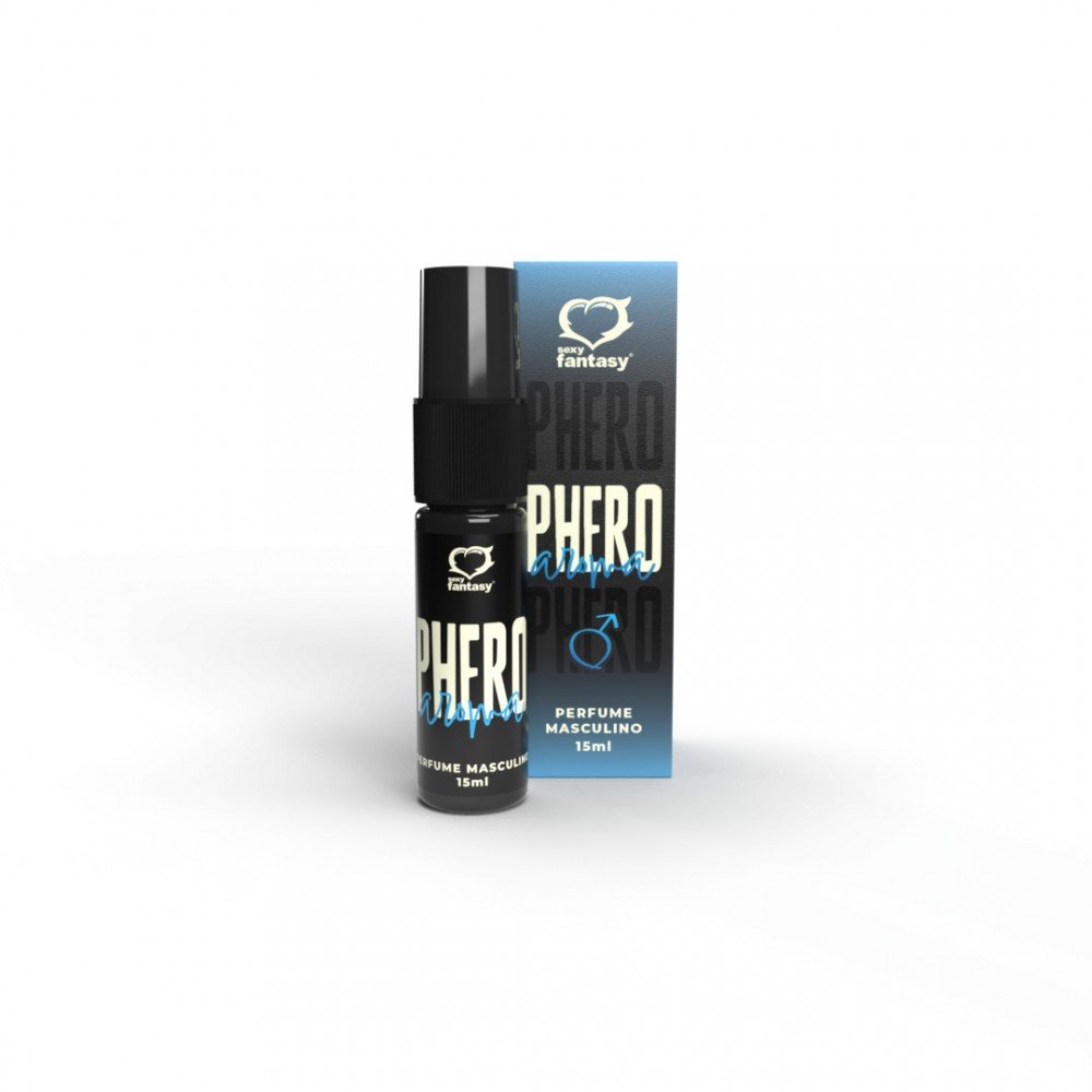 PERFUME PHERO AROMA MASCULINO 15ML Liberte o seu poder de atração com Phero Aroma Masculino, o perfume masculino da Sexy Fantasy, feito para que cada gota seja um convite sedutor. PERFUME PHERO AROMA MASCULINO 15ML