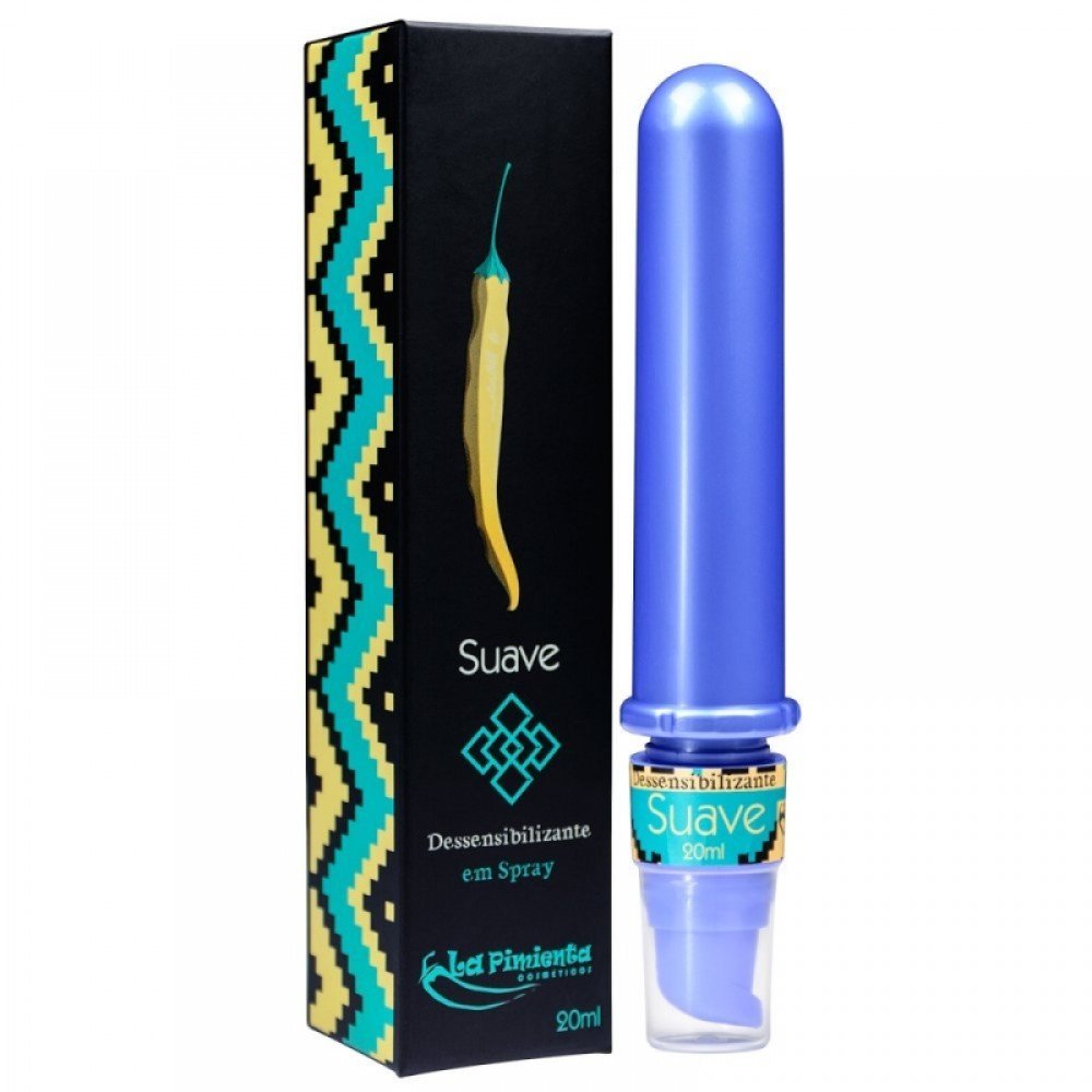 SUAVE GEL DESSENSIBILIZANTE 20ML O produto Suave Dessensibilizante é um ótimo e dos melhores dessensibilizante e deslizante, fabricado e produzido com a mais alta qualidade La Pimienta tendo a função de anestesiar o local aplicado, com o melhor poder func SUAVE GEL DESSENSIBILIZANTE 20ML