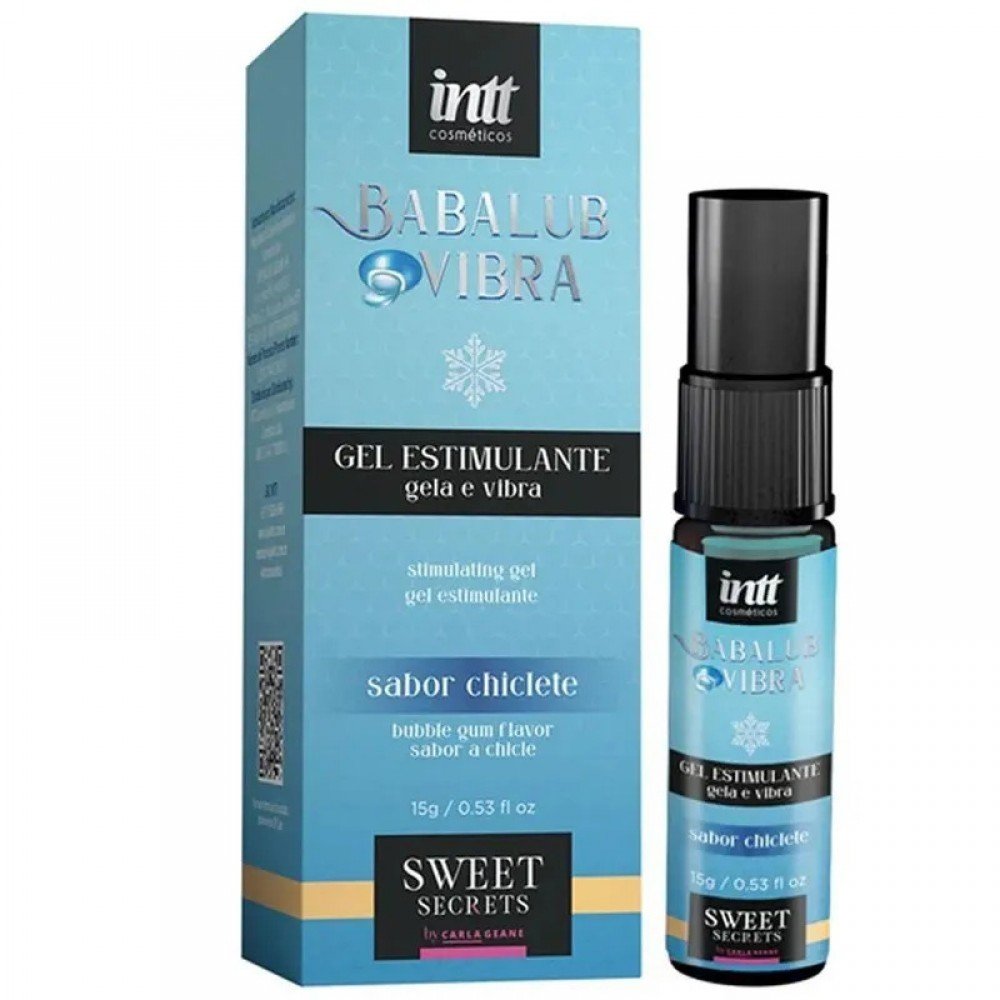 BABALUB VIBRA GEL EXCITANTE 15G O Babalub Vibra é um Excitante que Esfria e Vibra a região íntima aumentando o desejo e o prazer. BABALUB VIBRA GEL EXCITANTE 15G