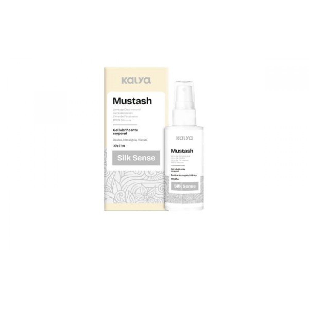 MUSTASH SILK SENSE 30G Existem situações em que o corpo precisa de uma lubrificação especial e os lubrificantes aquosos nem sempre são suficientes para gerar um deslizamento eficiente. MUSTASH SILK SENSE 30G