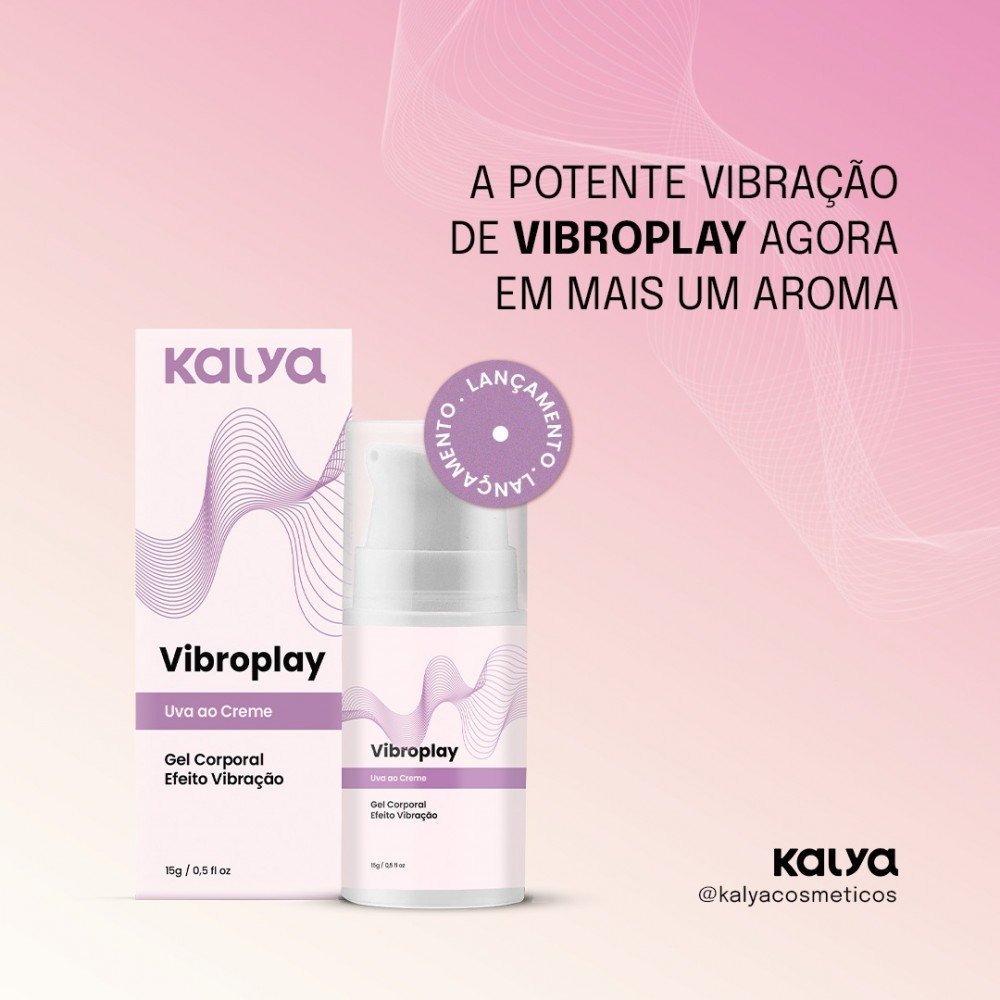 VIBROPLAY GEL VIBRADOR 15G É aquele gel queridinho com efeito de vibração, pulsação que esquenta,para fazer seus momentos íntimos ficarem com o desejo de: “quero mais”. VIBROPLAY GEL VIBRADOR 15G