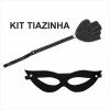 KIT TIAZINHA CHIBATA E MASCARA CORVIN 35CM