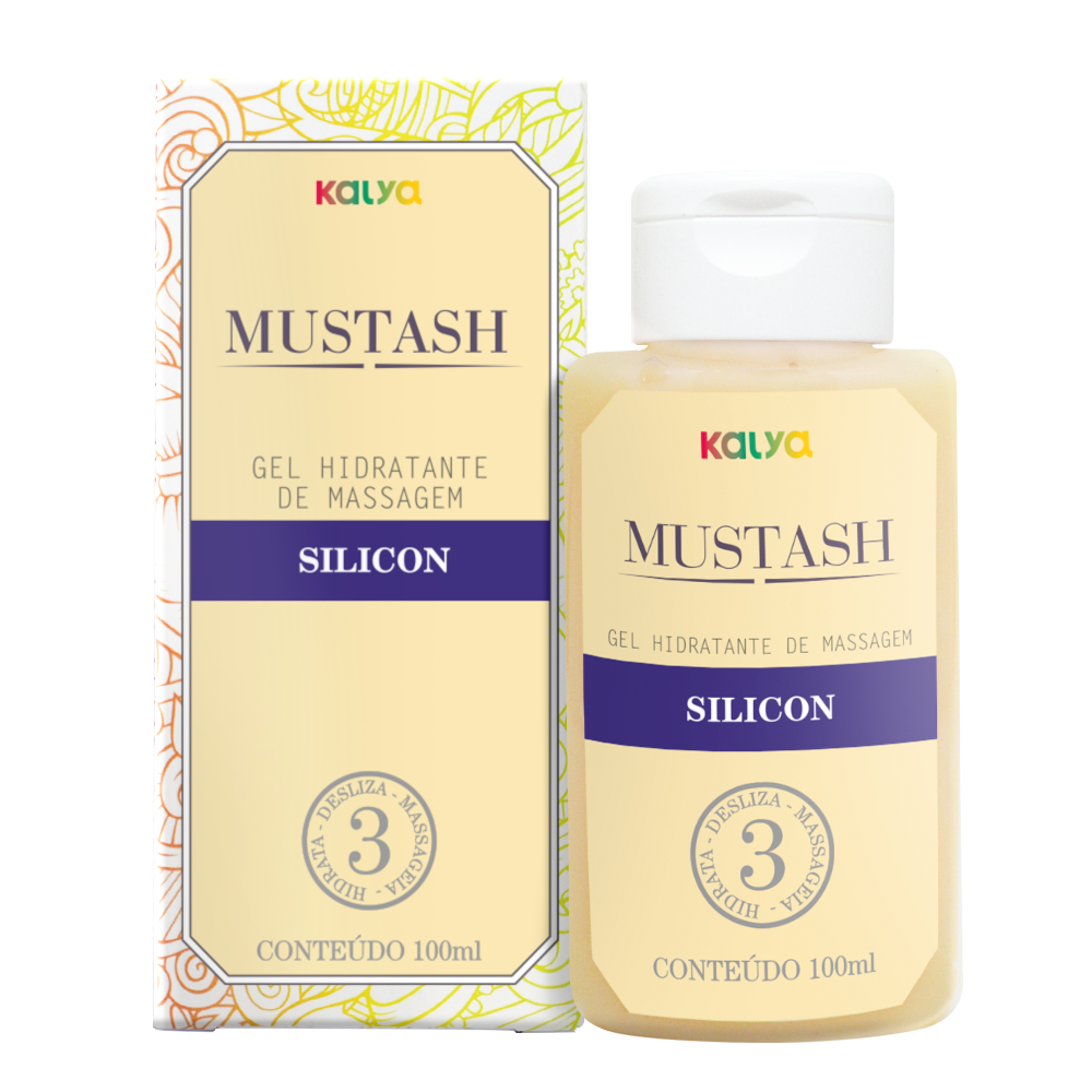 MUSTASH GEL SILICON LUBRIFICANTE SILICONADO BEIJAVEL 100ML