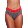 CALCINHA MESCLA MARY CINZA COM VERMELHO CALCINHA MESCLA MARY CINZA COM VERMELHO