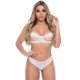 CONJUNTO SEXY TULE COM BOJO ARO BRANCO