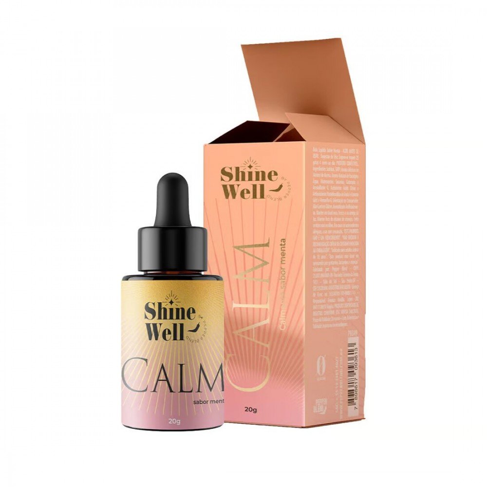 CALM BALA LIQUIDA CALMANTE 20ML O Calm é uma Bala Líquida Calmante da Linha Luxo Pepper Blend, é um verdadeiro refúgio para a sua mente, um grande companheiro na busca pela tranquilidade, principalmente entre quatro paredes. CALM BALA LIQUIDA CALMANTE 20ML