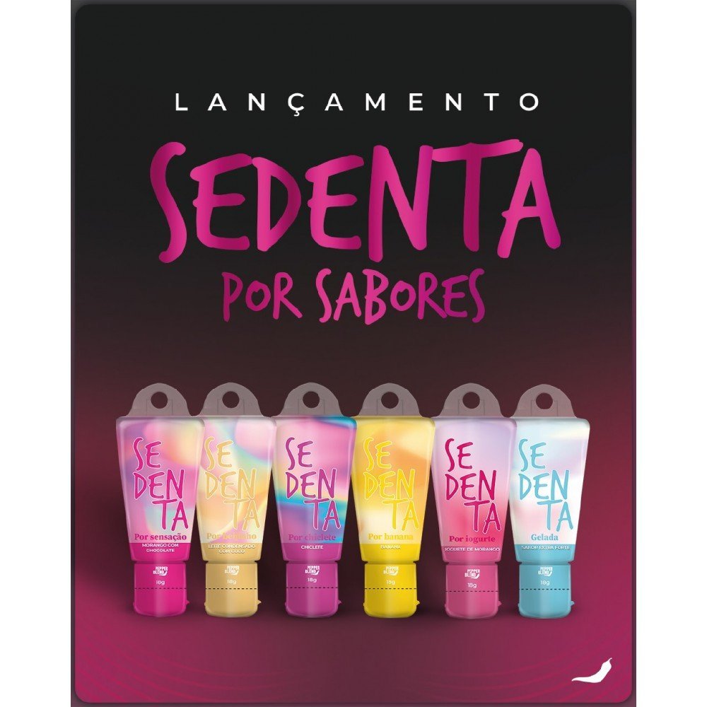 GEL COMESTIVEL SEDENTA 18G Traga a tona todos os seus desejos, explore novos prazeres, desperte memórias marcantes, abuse do poder da sensualidade e se entregue de vez em uma das melhores experiências da vida, sentir-se sedenta de desejo. GEL COMESTIVEL SEDENTA 18G