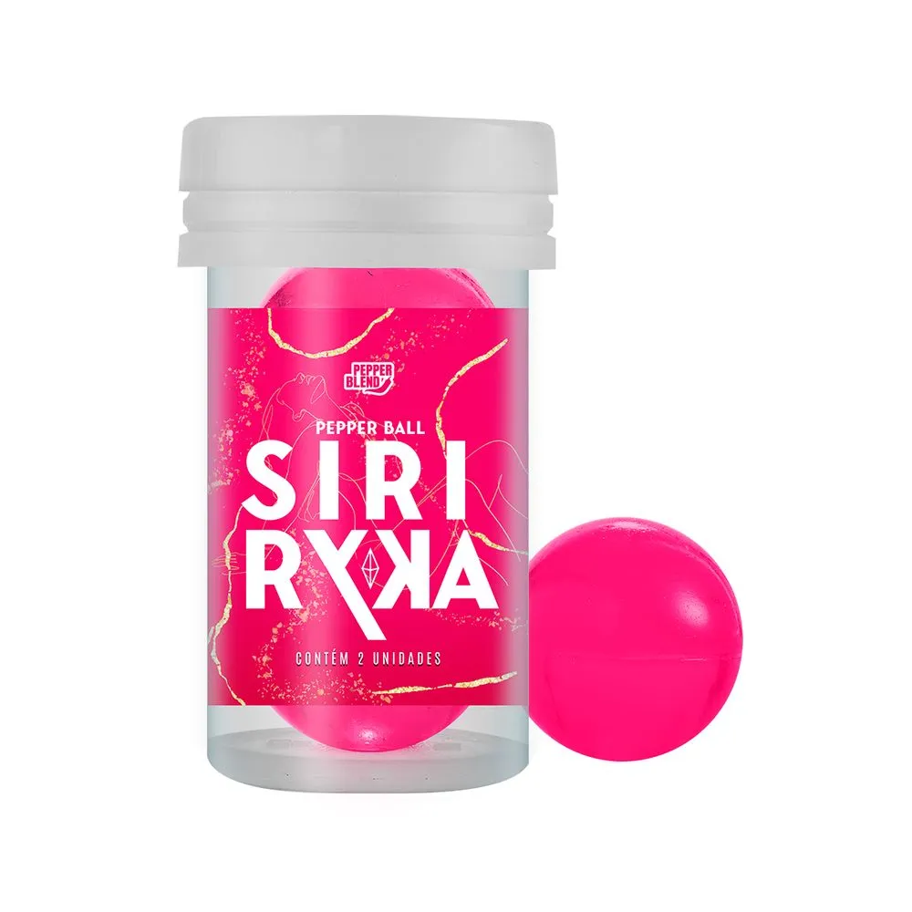 PEPPER BALL PLUS SIRI RYKA COM 02 UND Eleve o nível do seu prazer e descubra sensações ainda mais prazerosas. PEPPER BALL PLUS SIRI RYKA COM 02 UND