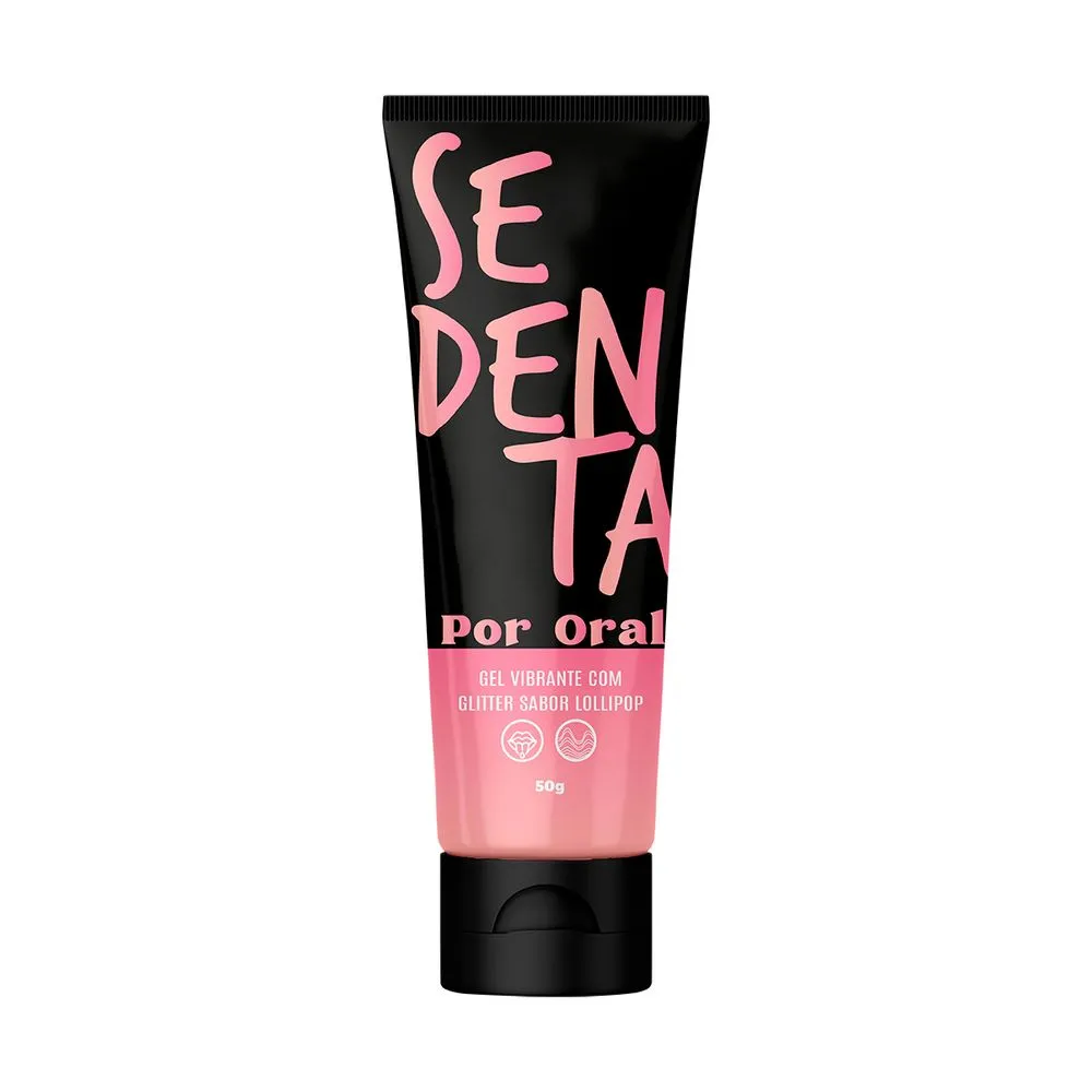 SEDENTA POR ORAL GEL GLITER 50G Cair de boca é a melhor coisa do mundo. SEDENTA POR ORAL GEL GLITER 50G