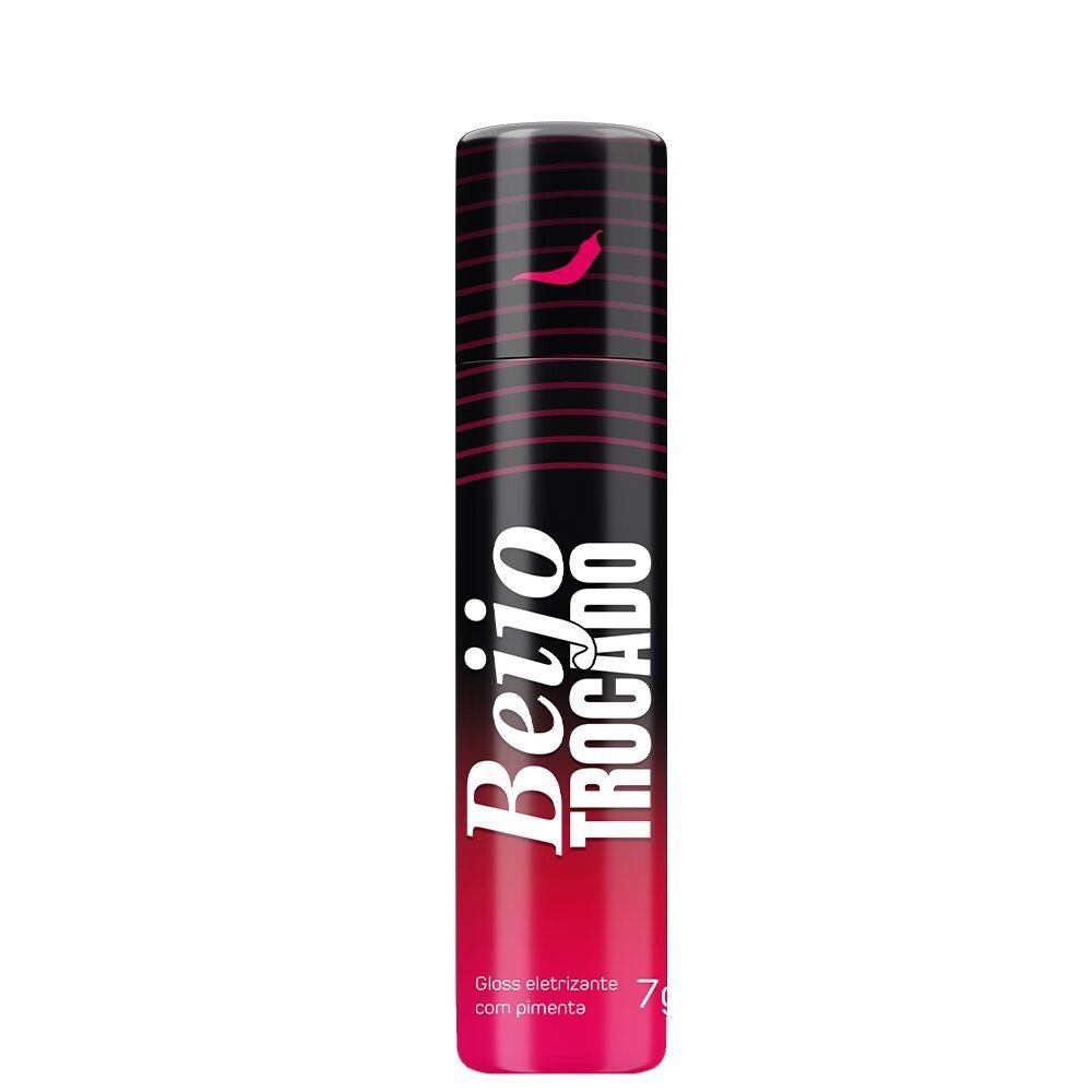 BEIJO TROCADO BALA LÍQUIDA GLOSS ROLL-ON ELETRIZANTE COM PIMENTA 7G