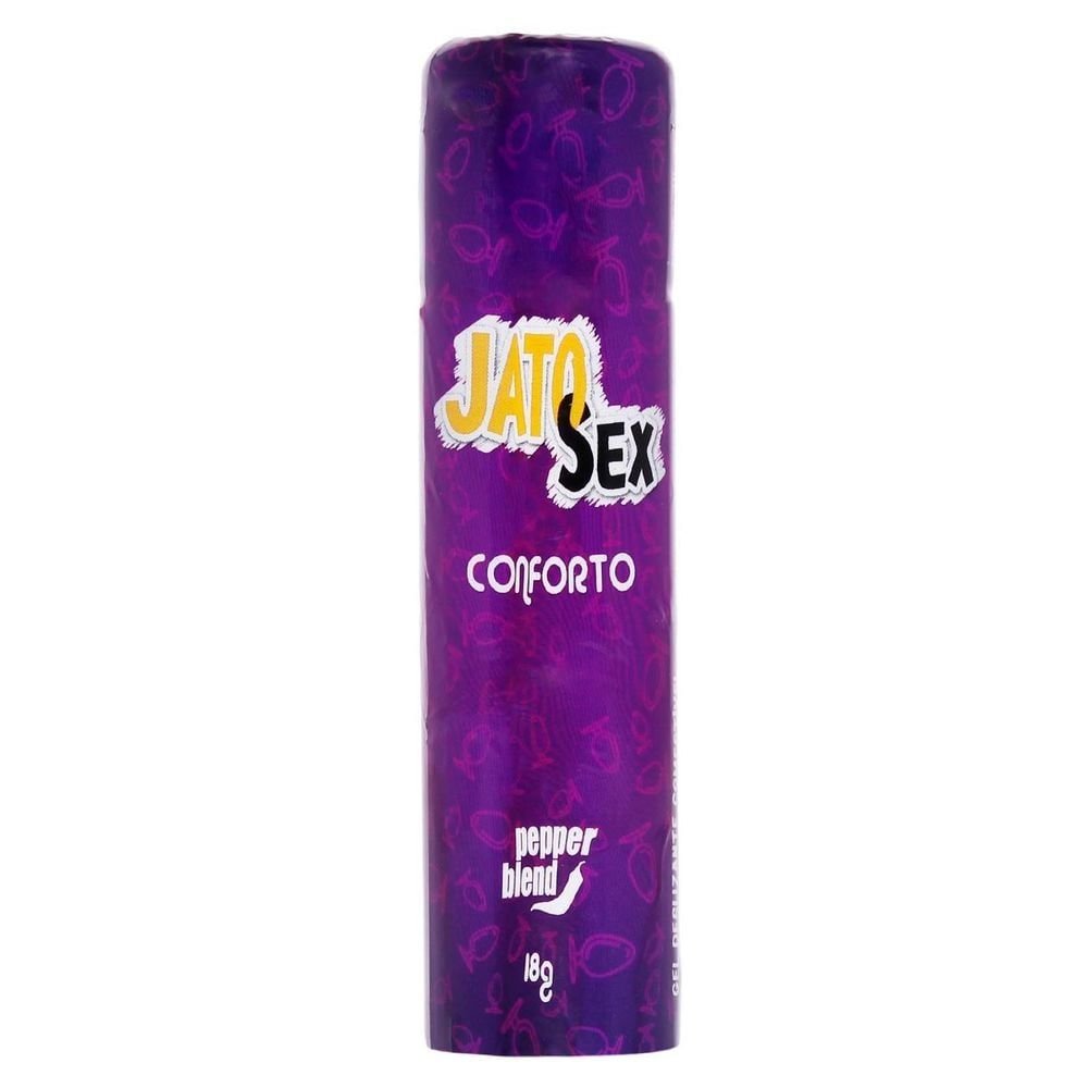 GEL JATO SEX CONFORTO 18G Gel Jato Sex Conforto 18ml Pepper BlendDescrição:Jato Sex Conforto é um gel desenvolvido para trazer conforto na pratica do sexo anal. GEL JATO SEX CONFORTO 18G