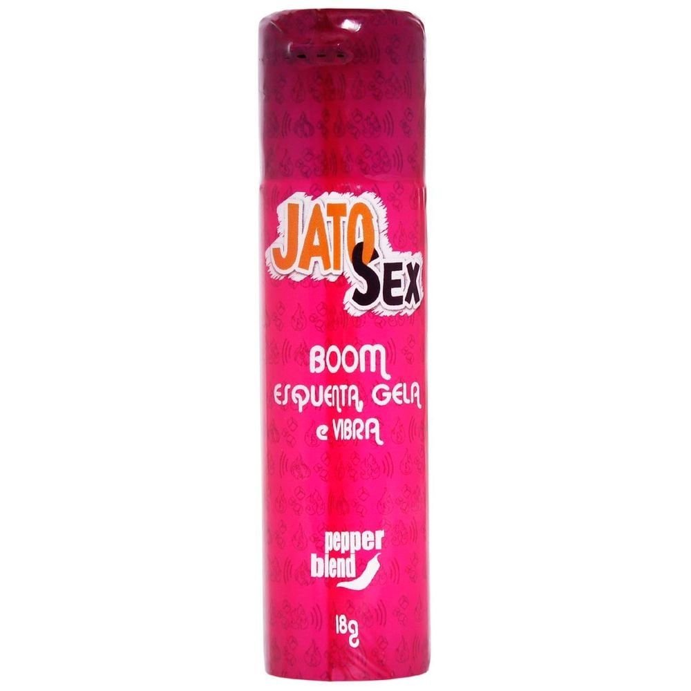 JATO SEX BOOM GEL ESQUENTA, GELA E VIBRA 18ML