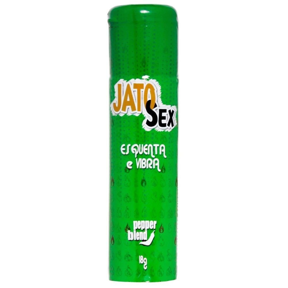 JATO SEX ESQUENTA E VIBRA 18G Gel Comestível Jato Sex Esquenta e Vibra 18ml Pepper BlendDescrição:Jato Sex Esquenta e Vibra é um gel para massagem corporal estimulante concentrado que lubrifica, vibra e esquenta. JATO SEX ESQUENTA E VIBRA 18G