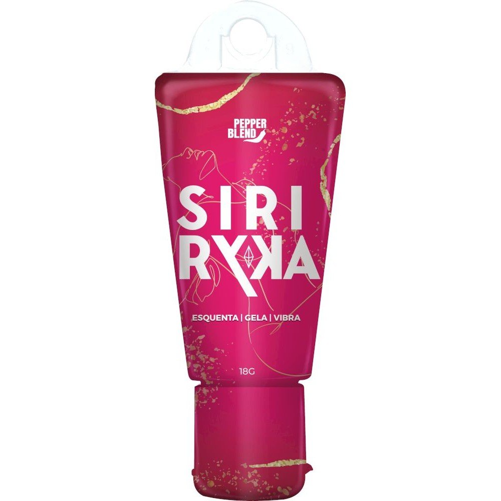 SIRI RYKA EXCITANTE COMESTIVEL ESQUENTA, GELA E VIBRA 18G Use esse gel e sinta prazeres que te transporta para lugares paradisíacos, fazendo você se sentir rica e ainda mais poderosa. SIRI RYKA EXCITANTE COMESTIVEL ESQUENTA, GELA E VIBRA 18G