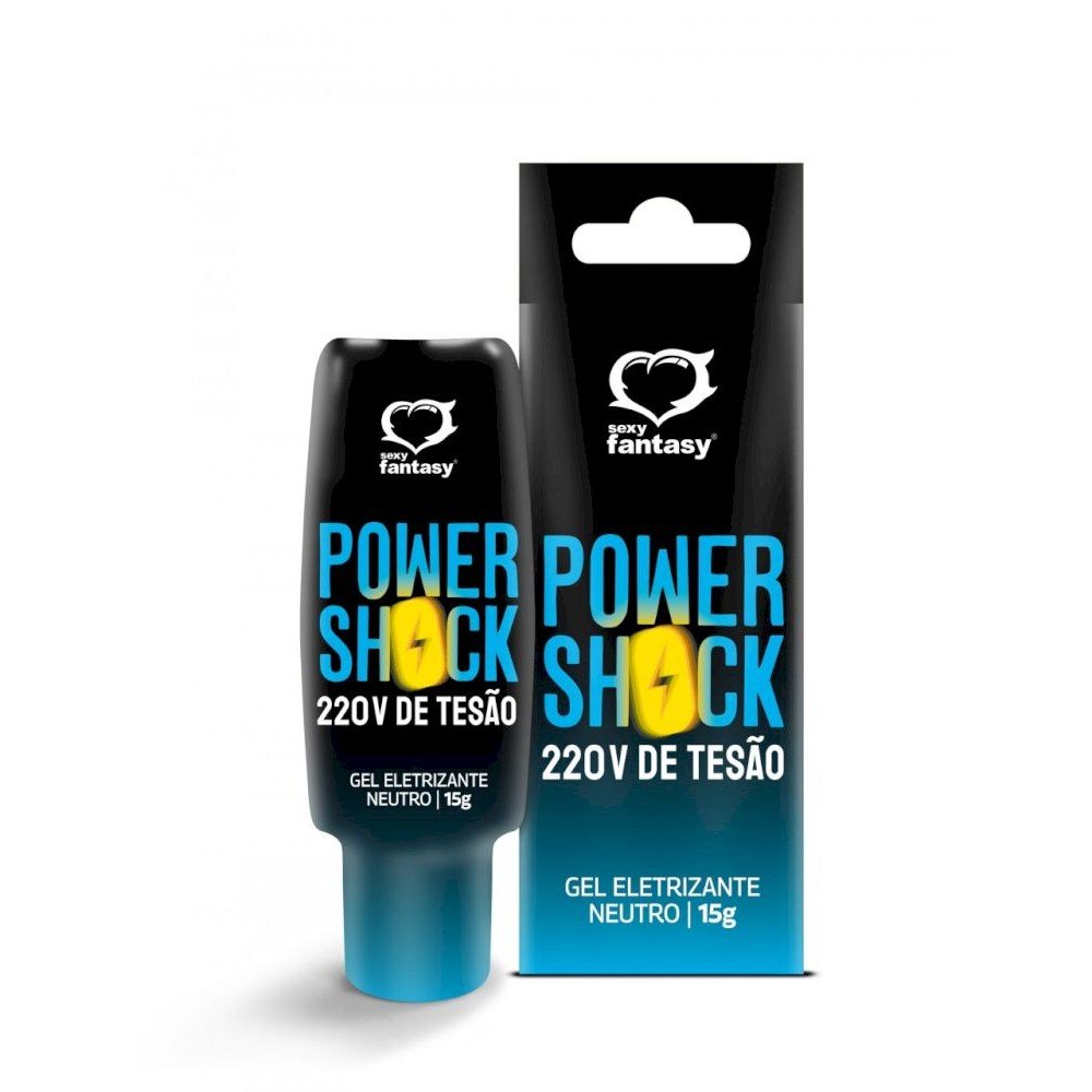 POWER SHOCK 220 V DE TESÃO GEL ELETRIZANTE NEUTRO 15G SEXY FANTASY Ele cumpre muito bem o que promete “220v de tesão”, com sua vibração intensa, ele deixa você e seu parceiro (a) completamente excitados, tornando aquela noite ainda mais especial e muito m POWER SHOCK 220 V DE TESÃO GEL ELETRIZANTE NEUTRO 15G SEXY FANTASY