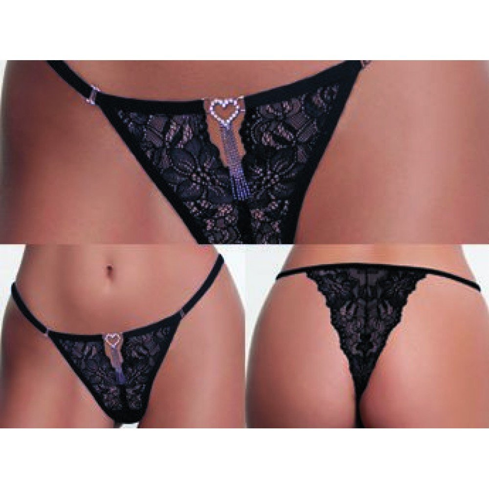 CALCINHA FIO COM STRASS Y5007 CALCINHA FIO COM STRASS Y5007