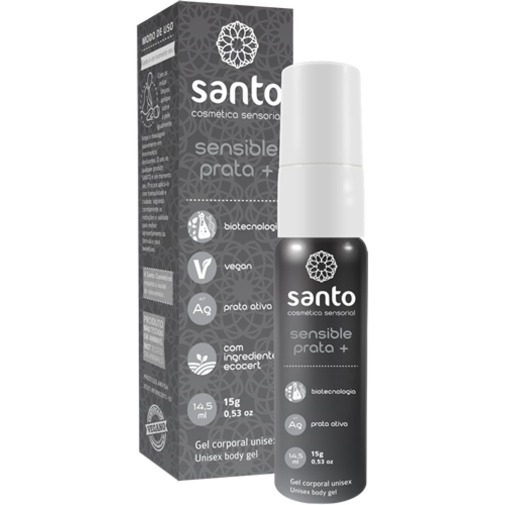 SENSIBLE PRATA GEL DESSENSIBILIZANTE 15G O Sensible Prata é um Gel Dessensibilizante que protege a pele, com prata ativa. SENSIBLE PRATA GEL DESSENSIBILIZANTE 15G