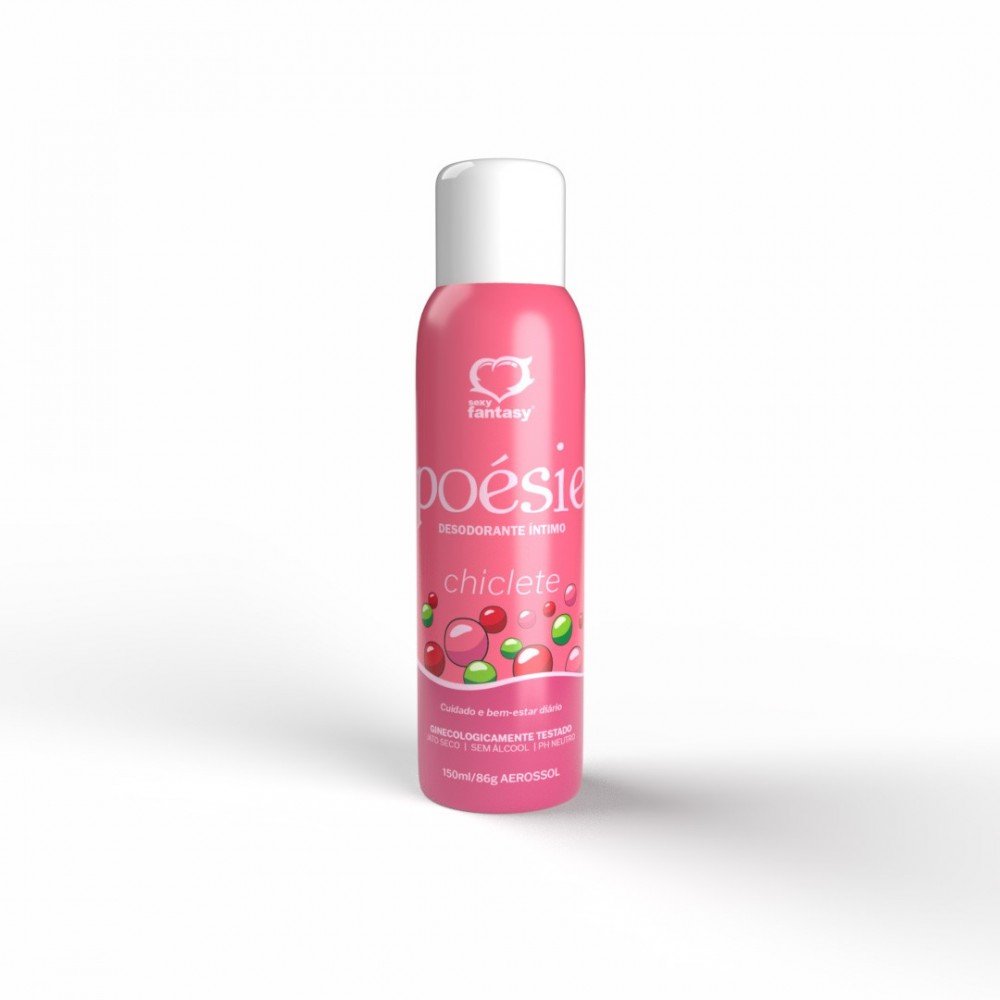 DESODORANTE INTIMO POESIE SEXY FANTASY O Desodorante íntimo Poésie foi desenvolvido especialmente para a higienização da região íntima feminina, pois desodoriza e deixa uma fragrância suave e refrescante com a duração prolongada. DESODORANTE INTIMO POESIE SEXY FANTASY