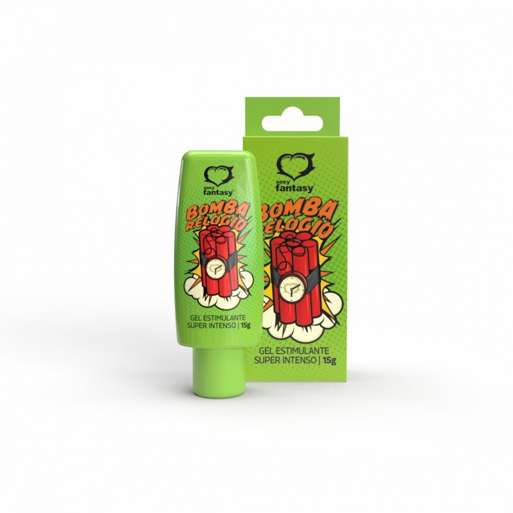 GEL BOMBA RELOGIO EXCITANTE 20G Gel Bomba Relógio Excitante com Ação Eletrizante e Aquecimento 20gSem tempo a perder. GEL BOMBA RELOGIO EXCITANTE 20G