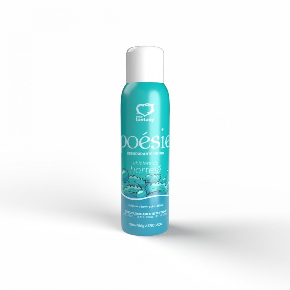 DESODORANTE INTIMO POESIE SEXY FANTASY O Desodorante íntimo Poésie foi desenvolvido especialmente para a higienização da região íntima feminina, pois desodoriza e deixa uma fragrância suave e refrescante com a duração prolongada. DESODORANTE INTIMO POESIE SEXY FANTASY