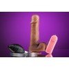 Prótese EJACULADOR CON ESCROTO VENTOSA E VIBRO 18 x 4,4 cm PVE010 Prótese EJACULADOR CON ESCROTO VENTOSA E VIBRO 18 x 4,4 cm PVE010
