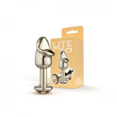 PLUG ANAL Prtese METALIZADO COM PEDRA LINHA LITE - A melhor opo de