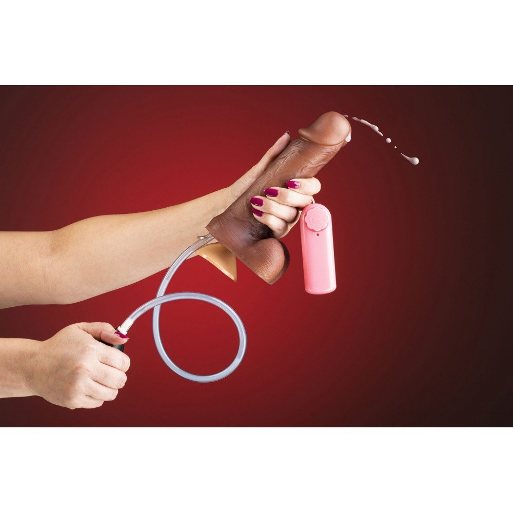 PENIS EJACULADOR CON ESCROTO VENTOSA E VIBRO PVE010 A Linha Real Dick foi desenvolvida com materiais atóxicos e de altíssima qualidade visando segurança e confiabilidade total. PENIS EJACULADOR CON ESCROTO VENTOSA E VIBRO PVE010