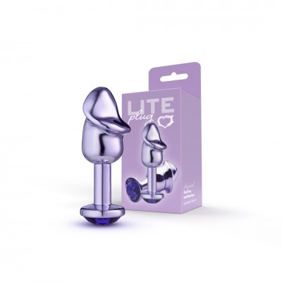 PLUG ANAL Prtese METALIZADO COM PEDRA LINHA LITE - A melhor opo de